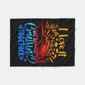Family Cruise 2026 I Love It When We're Cruisin' T フリースブランケット (正面(横))