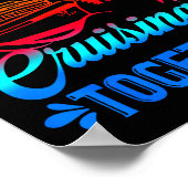 Family Cruise 2026 I Love It When We're Cruisin' T ポスター (角)