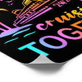 Family Cruise 2026 I Love It When We're Cruisin' T ポスター (角)