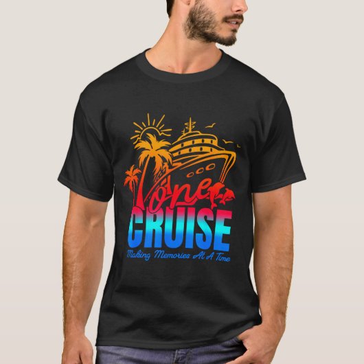 Family Cruise 2026 I Love It When We're Cruisin' T Tシャツ (正面)