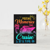 Family Cruise 2026 Making Memories One Cruise At A カード (黄色い花)