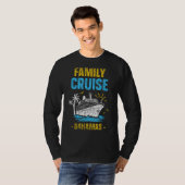 Family Cruise Bahamas Vacation Cruise Ship Travel Tシャツ (正面フル)