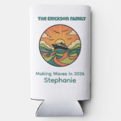 Family Cruise Can Cooler - Ocean Sunset スリム缶クーラー (裏面)