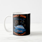 Family Cruise Happy New Year 2026 Adventure  コーヒーマグカップ (左)