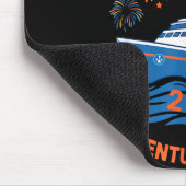 Family Cruise Happy New Year 2026 Adventure  マウスパッド (コーナー)