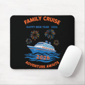 Family Cruise Happy New Year 2026 Adventure  マウスパッド (マウス)