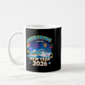 Family Cruise New Year 2026 Vacation コーヒーマグカップ (左)