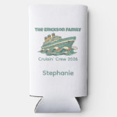 Family Cruise Retro Vacation スリム缶クーラー (裏面)