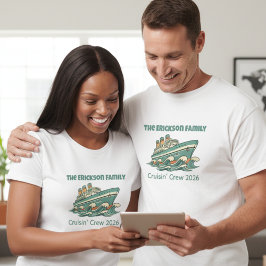 Family Cruise Retro Vacation Tee Tシャツ