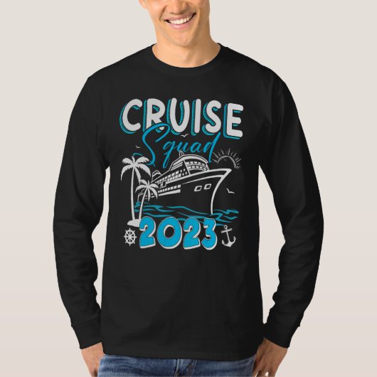 Family Cruise Squad 2023 Family Matching Group Squ Tシャツ (正面)
