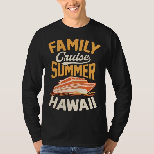 Family Cruise Summer Hawaii Matching Tropical Crui Tシャツ (正面)