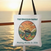 Family Cruise Tote Bag - Ocean Sunset Theme トートバッグ