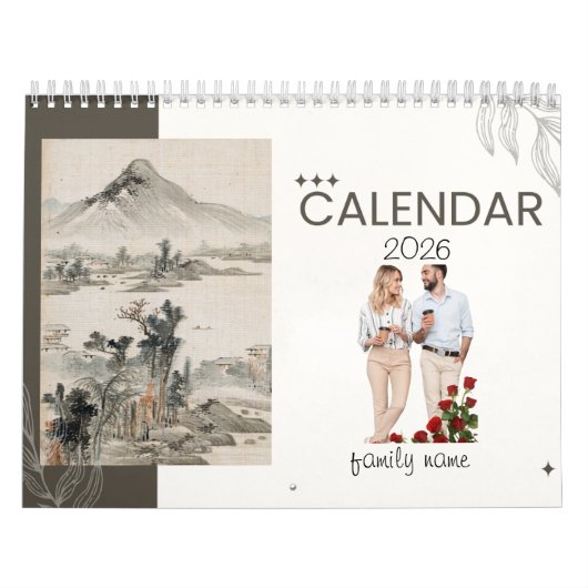 Family Customisable Calendar カレンダー (カバー)