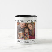 Family & Dog Photo Mug Personalized Gift マグカップ (中央)