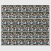 Family Dog Portrait ラッピングペーパー (フラット)