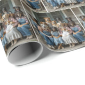 Family Dog Portrait ラッピングペーパー (ロールコーナー)