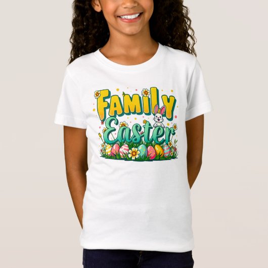Family Easter - Ostern Tシャツ (正面)