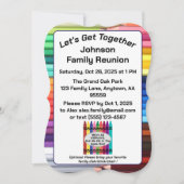 Family Family Reunion Invitation Card Shape (正面)