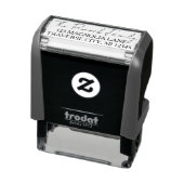 Family Fancy Return Address Self-inking Stamp セルフインキングスタンプ (商品)