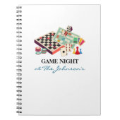 Family Game Night Personalized Scorekeeping ノートブック (正面)