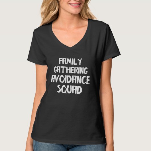 Family Gathering Avoidance Squad Family Introvert  Tシャツ (正面)