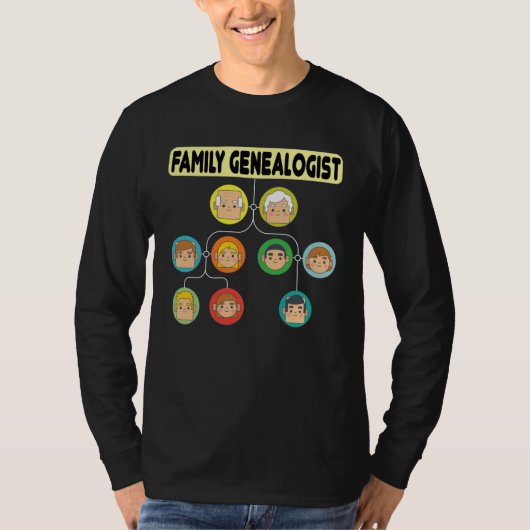 Family Genealogist I Know Which Branch The Nuts Ca Tシャツ (正面)