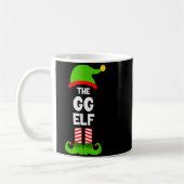 Family Gg Elf Christmas Matching Pajama Funny コーヒーマグカップ (左)