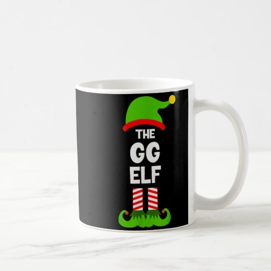 Family Gg Elf Christmas Matching Pajama Funny コーヒーマグカップ (右)