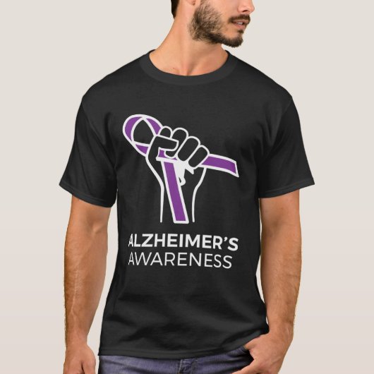 Family Gifts for Survivors Alzheimer's Disease Awa Tシャツ (正面)