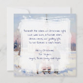 Family going to Church on Christmas Day シーズンカード (裏面)