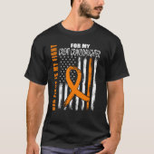 Family Great Granddaughter Leukemia Awareness USA  Tシャツ (正面)