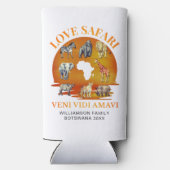 Family Group LOVE SAFARI Souvenir スリム缶クーラー (裏面)