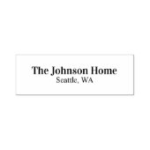 Family Home Address Stamp セルフインキングスタンプ (デザイン)