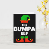 Family I'm The Bumpa Elf Christmas Matching Pajama カード (黄色い花)