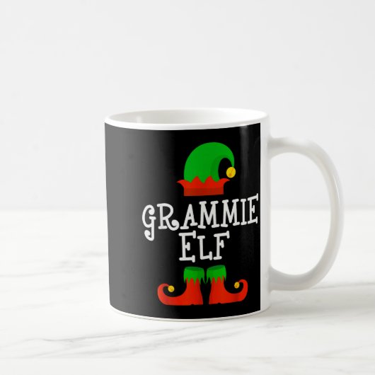 Family I'm The Grammie Elf Christmas Matching Paja コーヒーマグカップ (右)