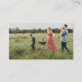 Family Influencer Blogger Influencer Full Photo 名刺 (正面)