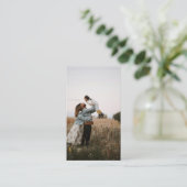 Family Influencer Vlog Content Creator Full Photo 名刺 (スタンド正面)