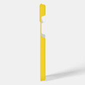 Family is everything 2 photos of your kids yellow iPhoneケース (左側面)