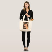 Family Is Everything, Kitten Tote Bag ラージトートバッグ (正面(モデル))