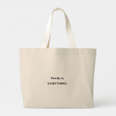 Family Is Everything, Kitten Tote Bag ラージトートバッグ (裏面)