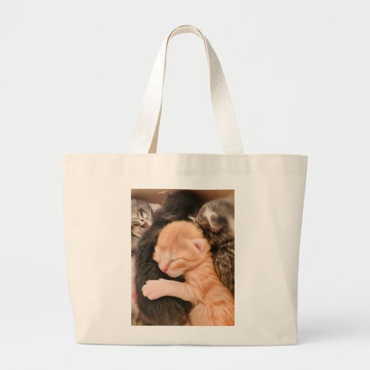 Family Is Everything, Kitten Tote Bag ラージトートバッグ (正面)