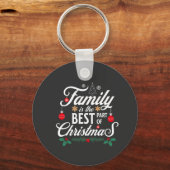 Family Is The Best Part Of Christmas キーホルダー (正面)