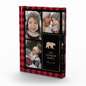 Family Keepsake Rustic Buffalo Plaid フォトブロック (右)
