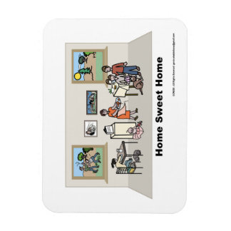 Family Life - Home Sweet Home マグネット