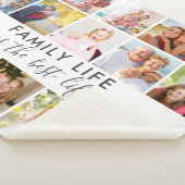 Family Life is the 最高の Life 15 Photo White シェルパブランケット (3/4)