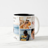 Family Love – 5 Photo Son & Daughter Day Mug ツートーンマグカップ (正面右)