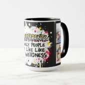 Family Love Burst - personalized Grandparent Day マグカップ (正面右)