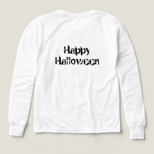 Family Matching Boy Son Typography Happy Halloween (デザイン背面)