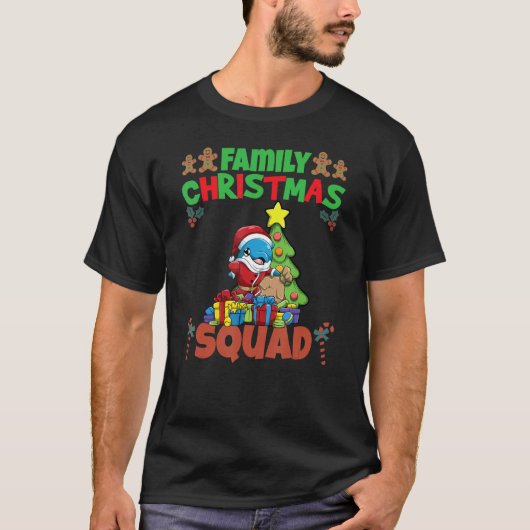 Family Matching Christmas Squad X-Mas Holidays_3 Tシャツ (正面)