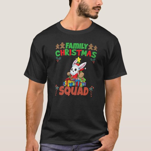 Family Matching Christmas Squad X-Mas Holidays Pre Tシャツ (正面)